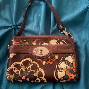 Fossil Multicolor Floral Wristlet